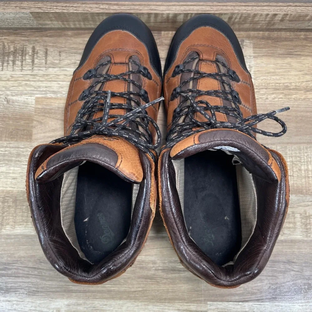 Danner 453 GORE-TEX Waterproof Waxed Leather Hiking Boots Mens 15M Dark Tan 5.5" - Picture 7 of 10